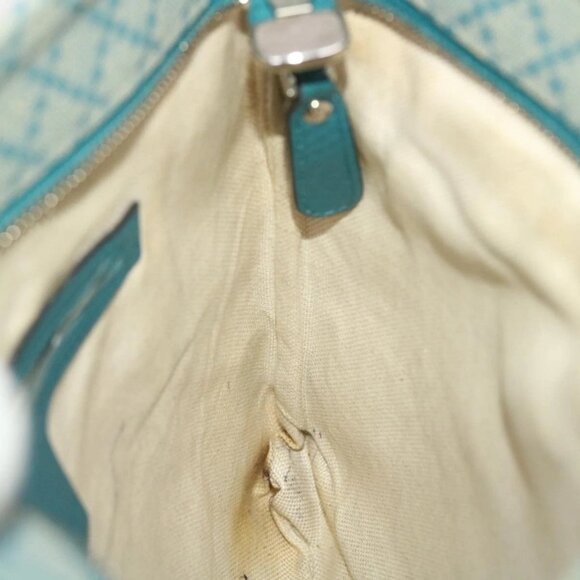 GUCCI Diamante Shoulder Bag PVC Leather Light Blue 295257 Auth bs7152 - Picture 11 of 16